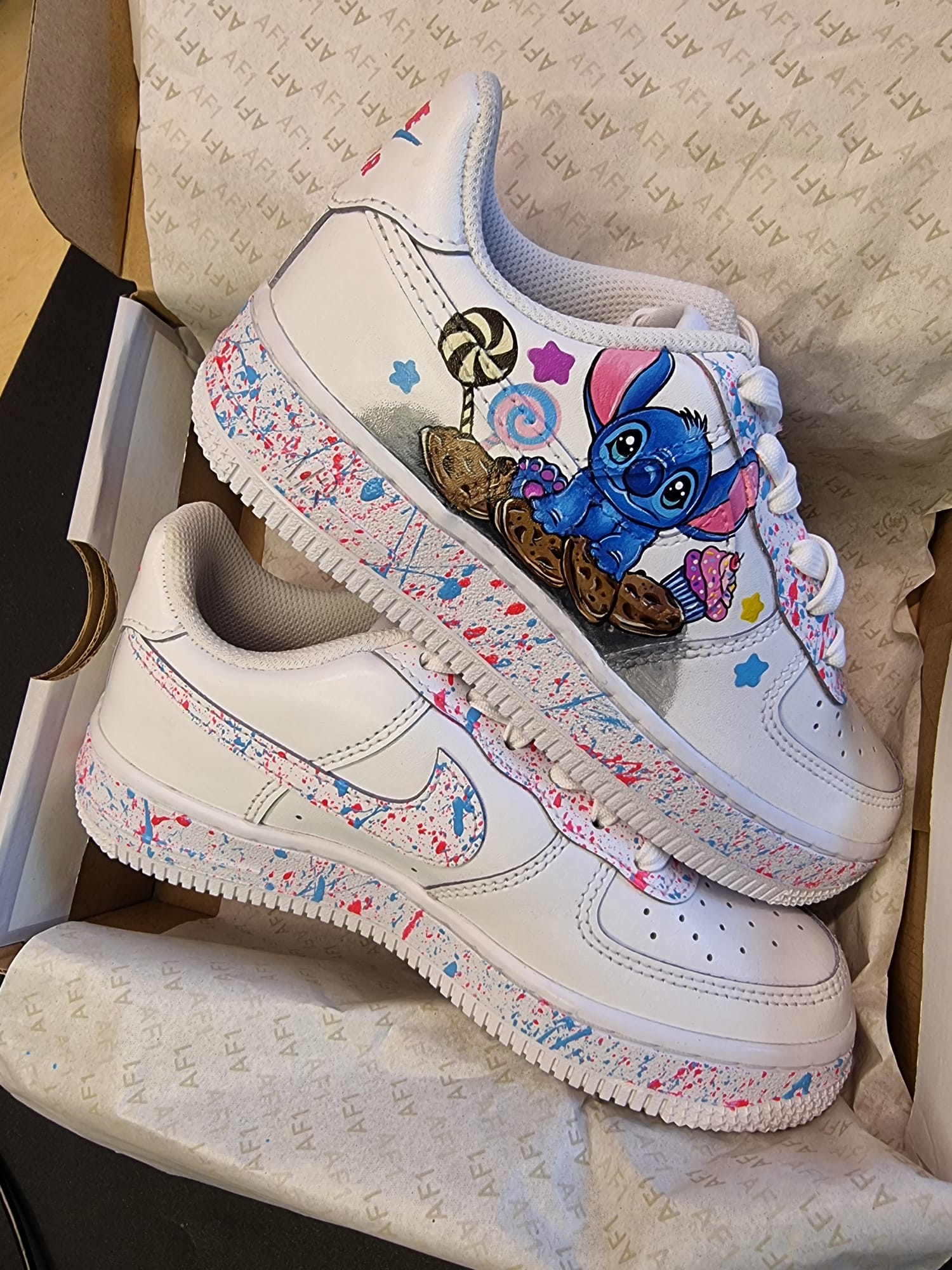 Bemalter Schuh