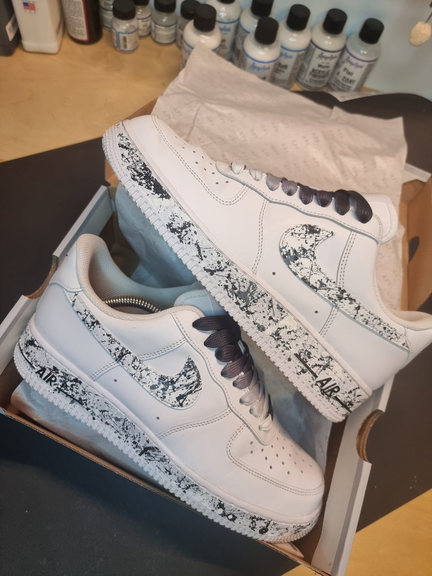 Bemalter Schuh